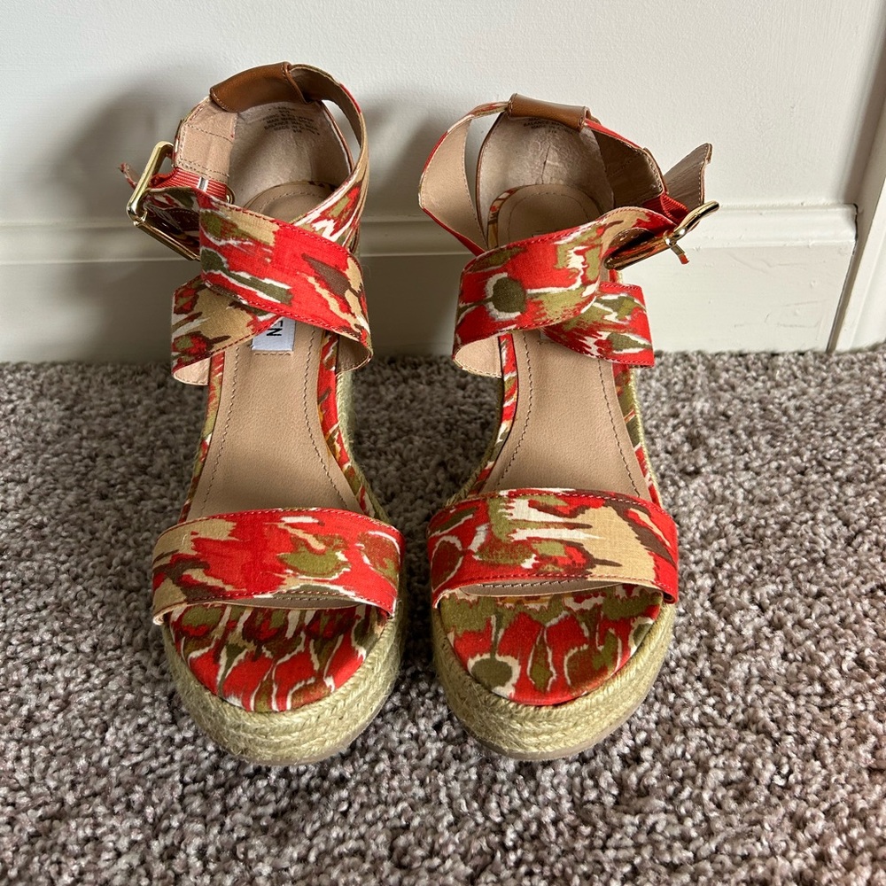 Steve Madden wedges size 6.5 LIKE NEW